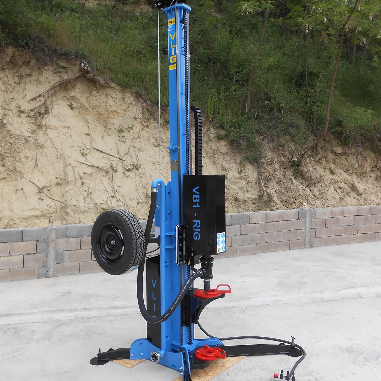 VB1 - RIG platforma electrica portabila de foraj pentru puturi, geotermal si geotehnic